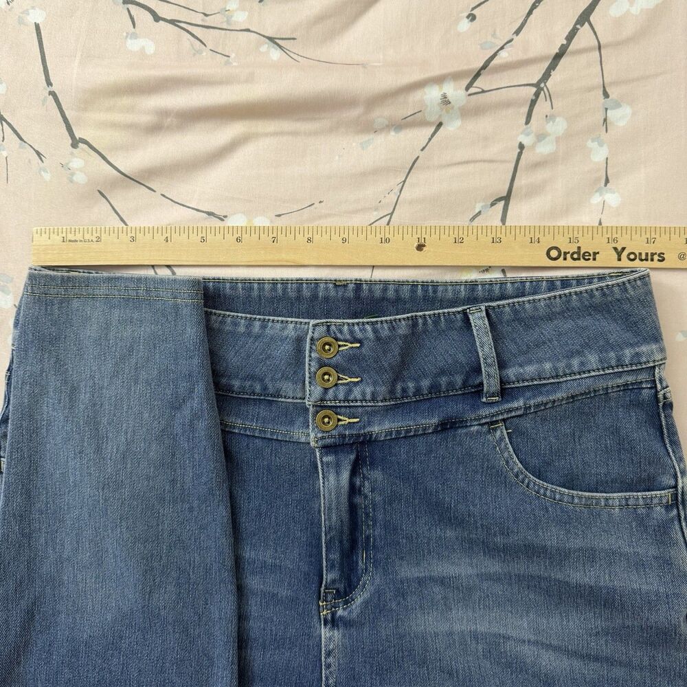Halara Flex Jeans Womens XL Blue Skinny High Waisted Zipper Pockets Stretch NWT - Picture 9 of 9